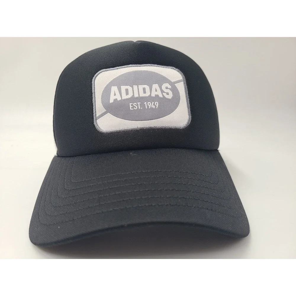 Youth Adidas Est 1949 Aeroready Mesh Trucker Snapback Hat‎ Cap Boys Black White
